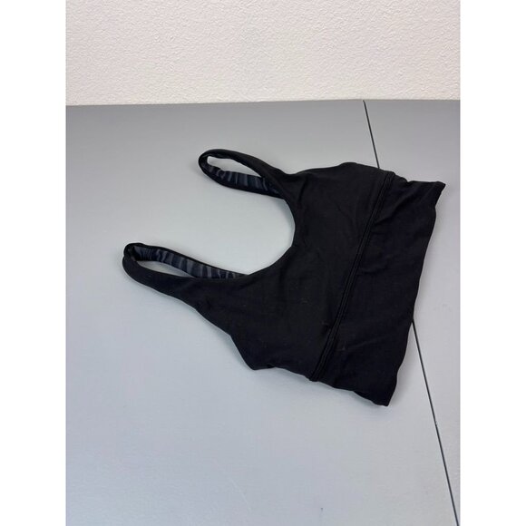 Lululemon women's 4 Align reversible bra light support A/B cups black tigre camo - Picture 5 of 7